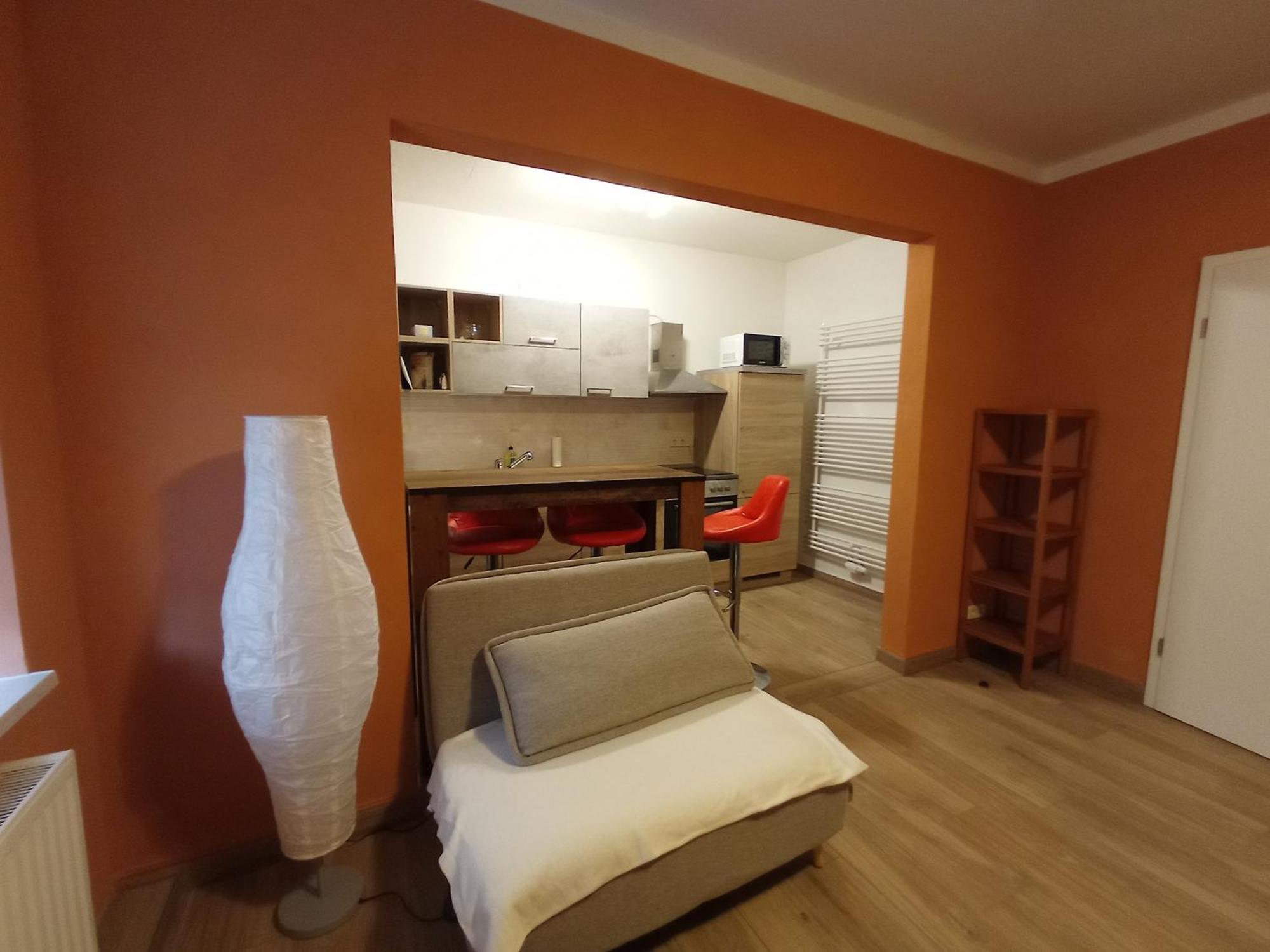 kleine 1-Raum-Ferienwohnung mit hohem Komfort Teuchern Exterior foto